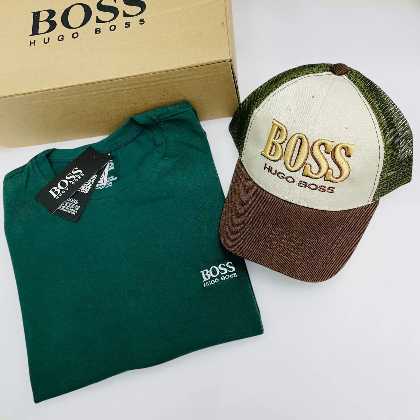 COMBO CAMISETA + GORRA HUGO BOSS