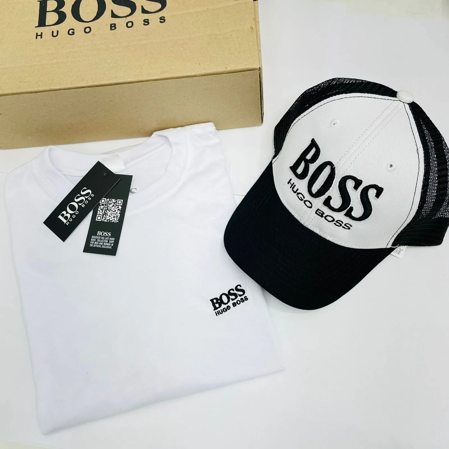 COMBO CAMISETA + GORRA HUGO BOSS