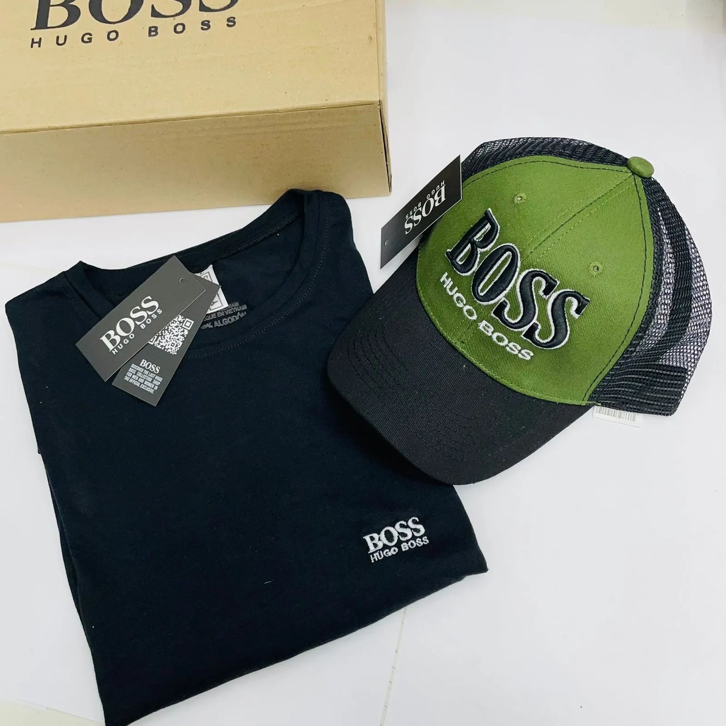 COMBO CAMISETA + GORRA HUGO BOSS