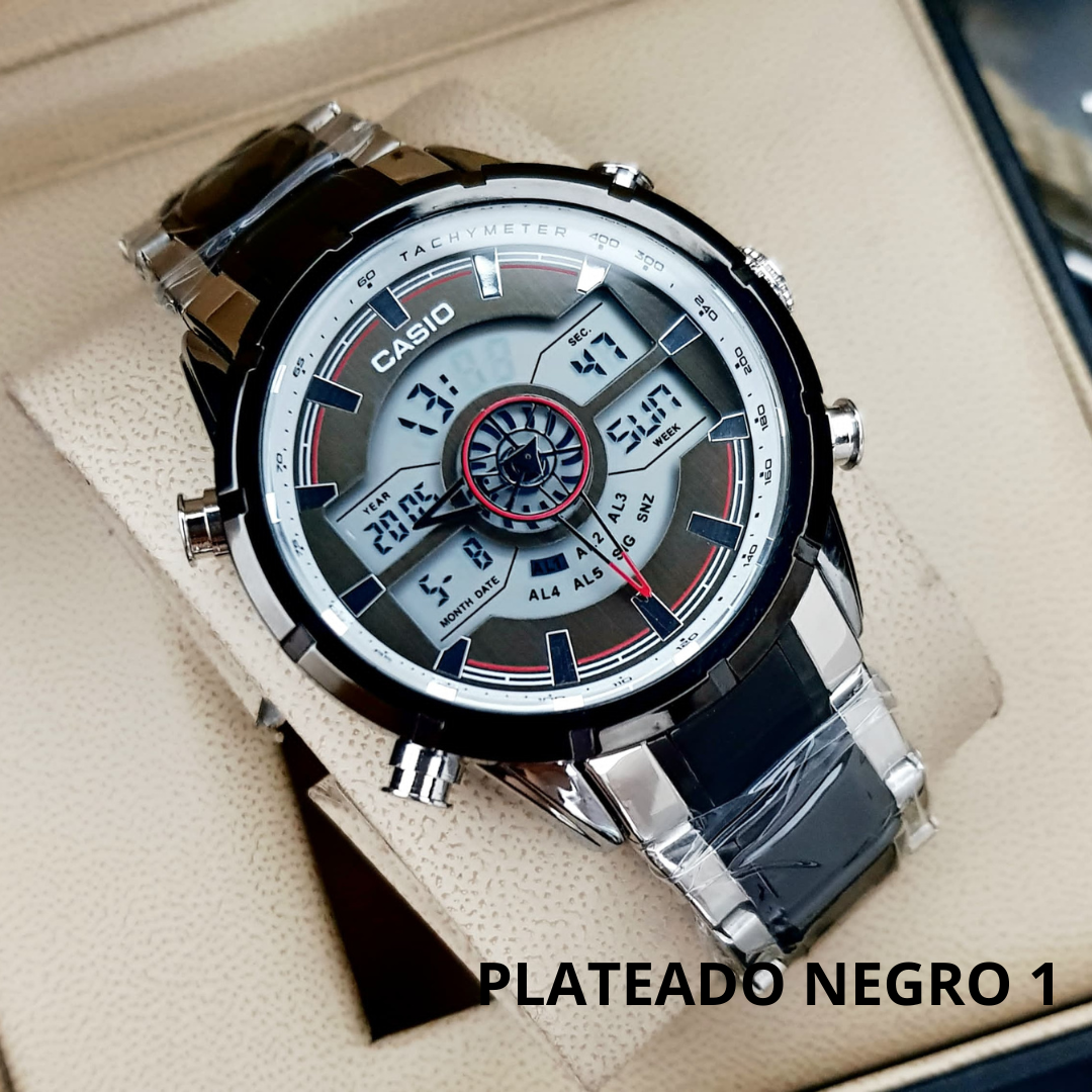 Elegante reloj Casio Dual Time R5