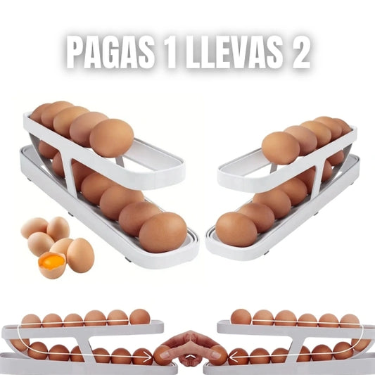 DISPENSADOR DE HUEVOS ORGANIZADOR X2 UNI